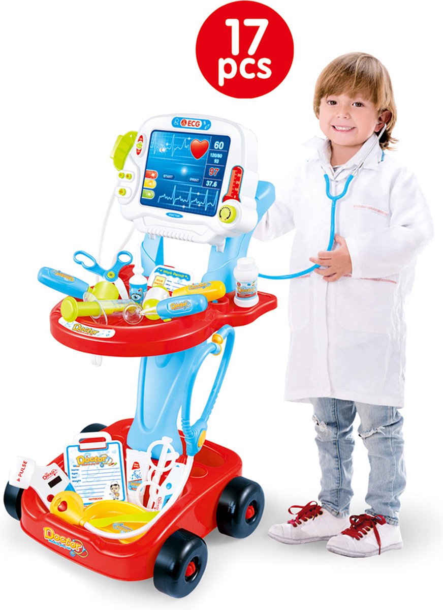 Dokter Speelset Trolley | Speeltafel 3+